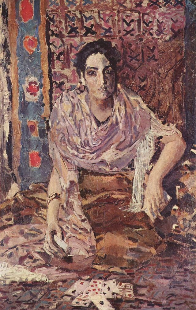 The Fortune Teller, Mikhail Vrubel, 1895